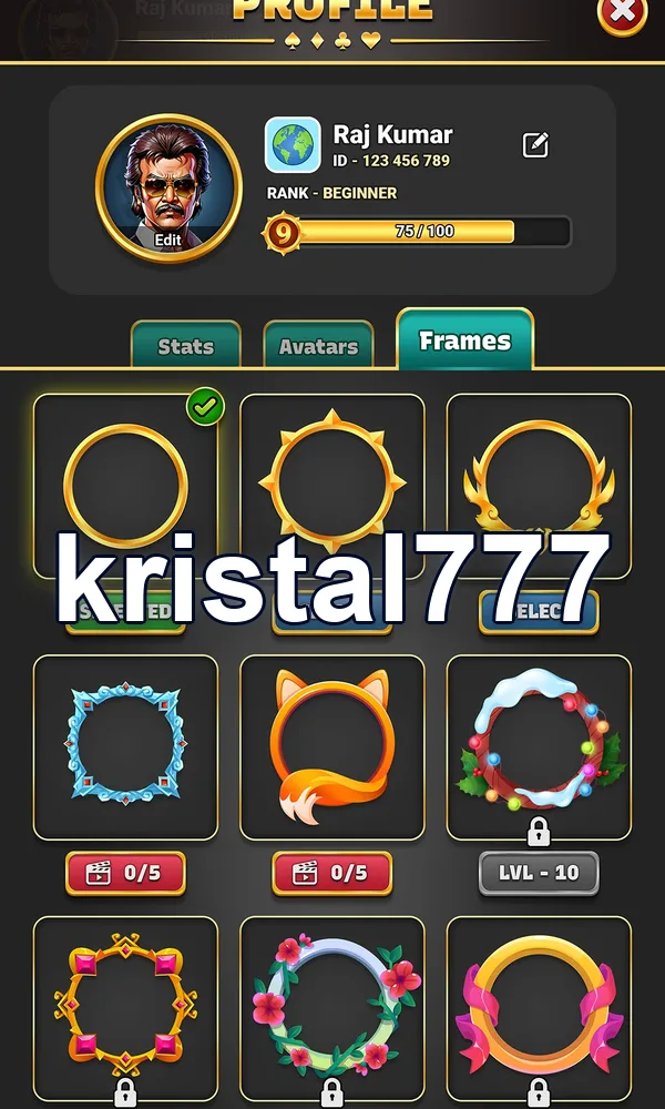 kristal777 Masuk